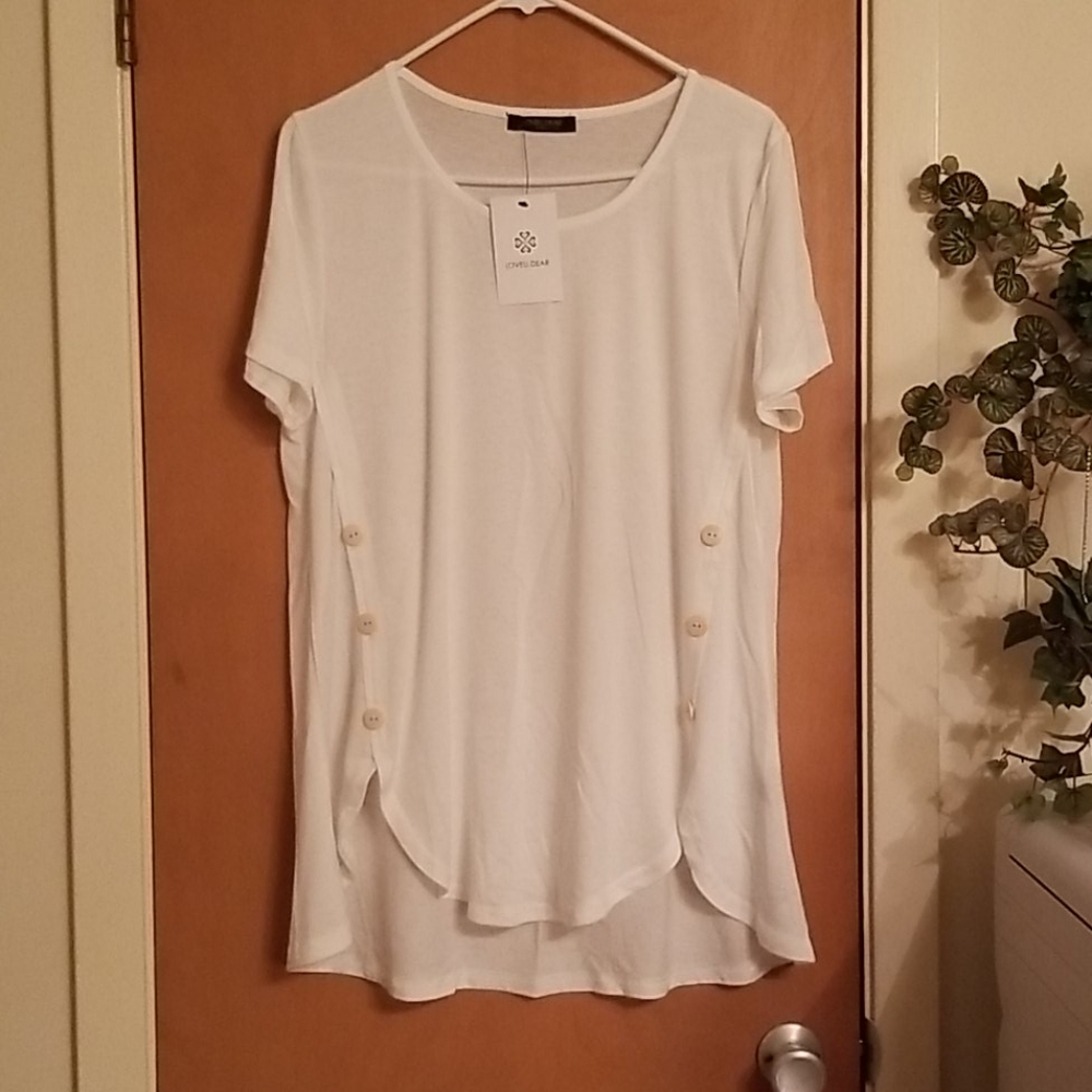 Off White Tunic Sz XL